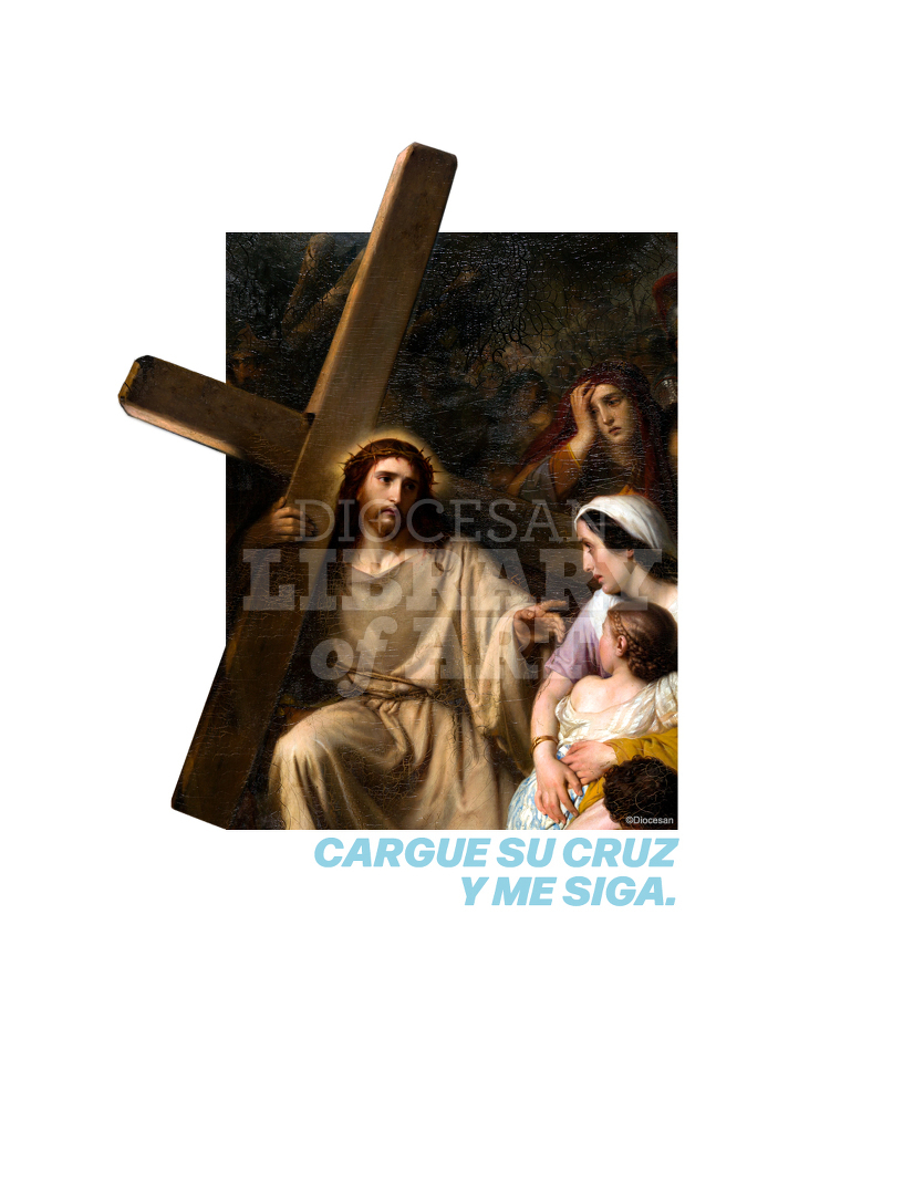 Cargue Su Cruz Y Me Siga Framed : Cover