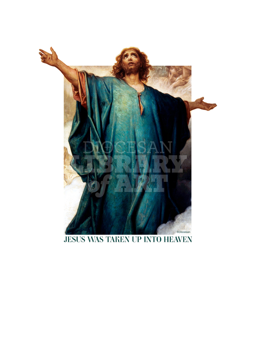 Jesus Was Taken Up Into Heaven Framed : Cover