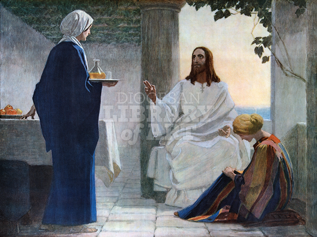 Martha, Jesus and Mary