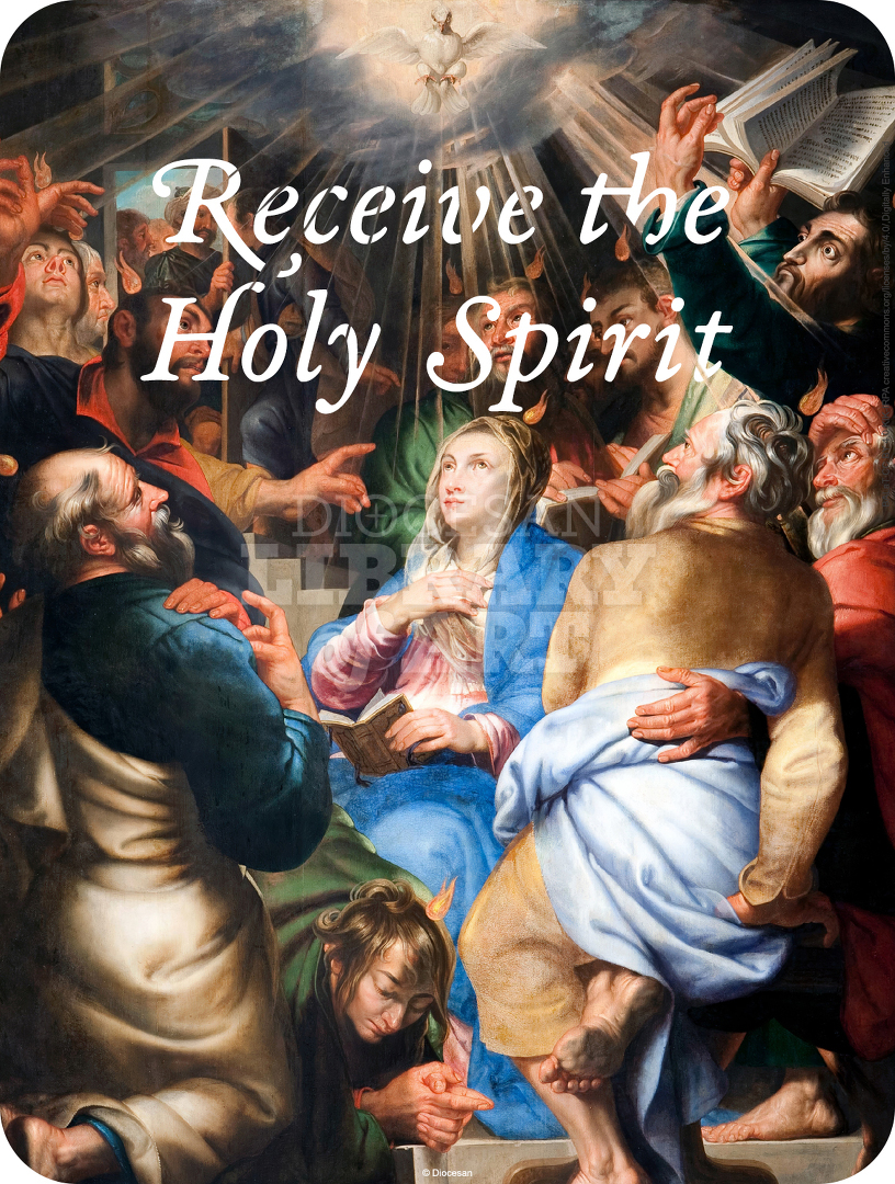 Receive The Holy Spirit Pentecost : Full Page