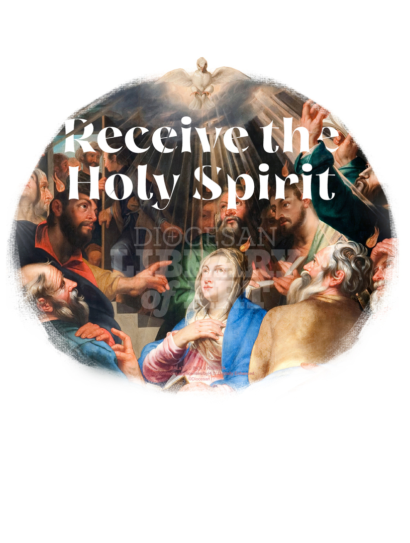 Receive The Holy Spirit Pentecost Clipped : Cover