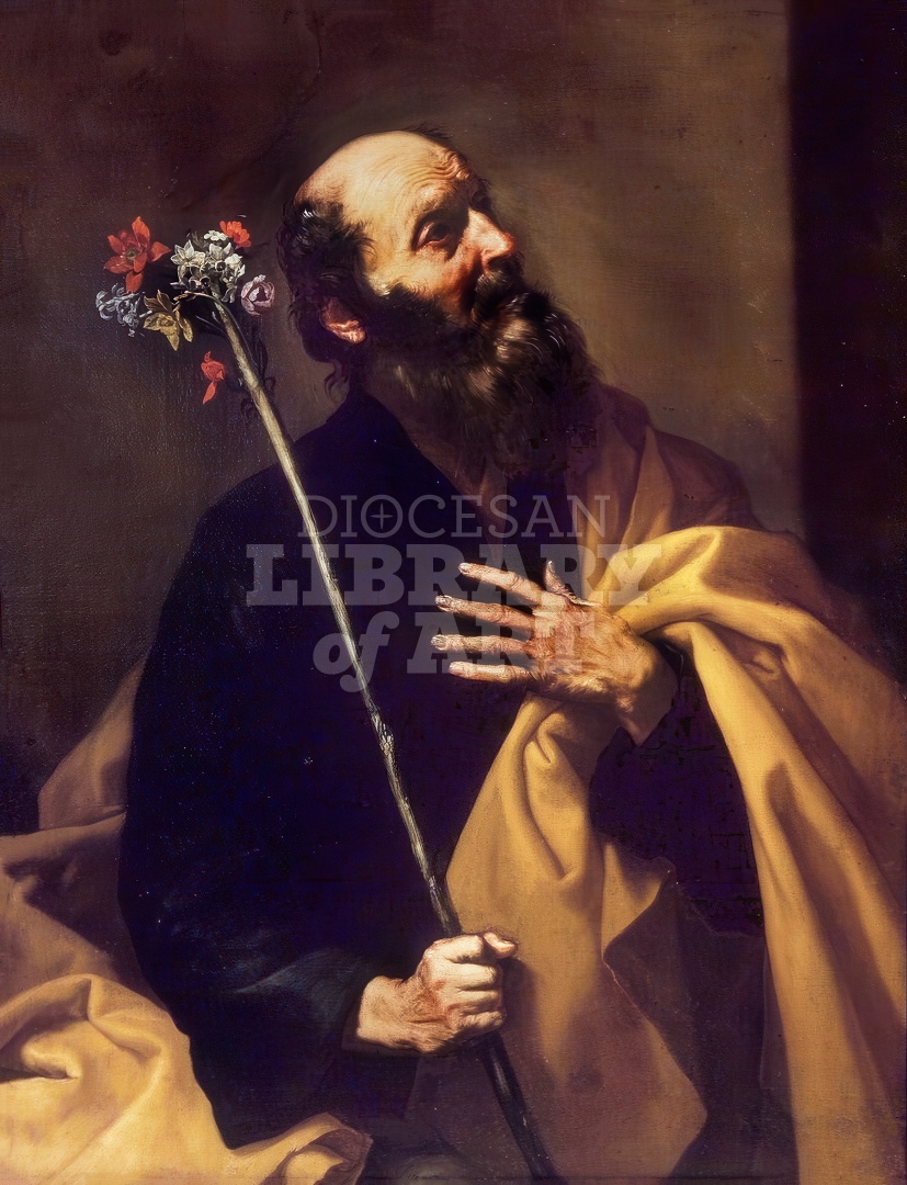 Saint Joseph With The Flowering Rod