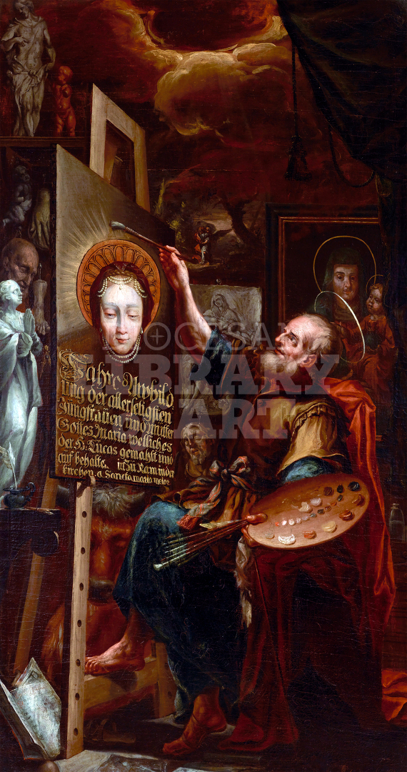 Saint Luke Painting The Madonna