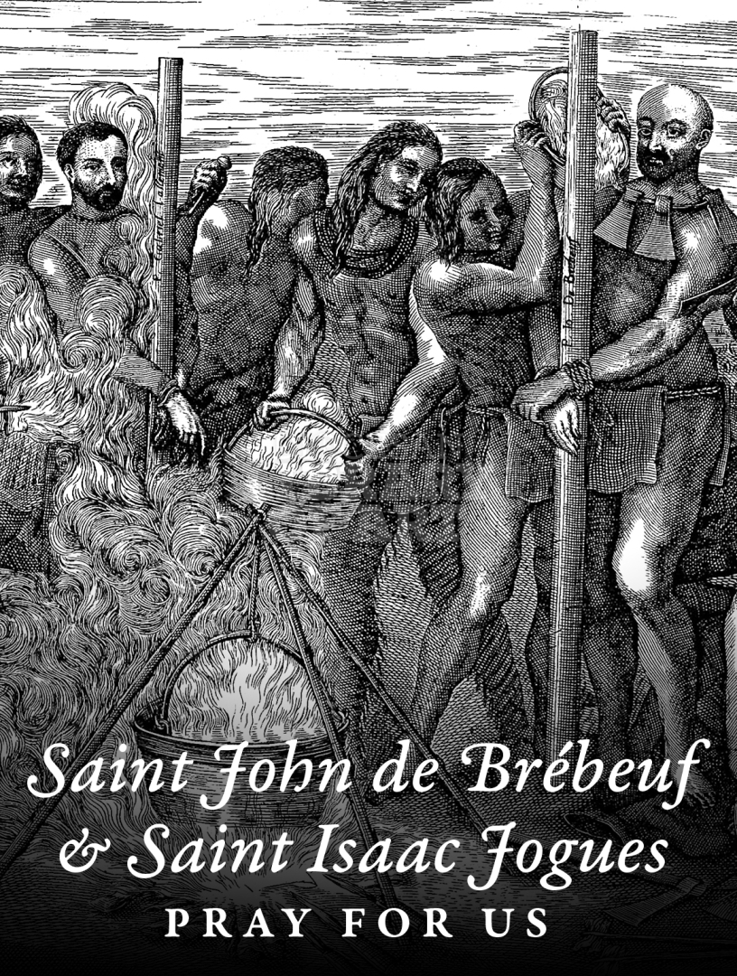 Saints John de Brébeuf And Isaac Jogues : Full Page