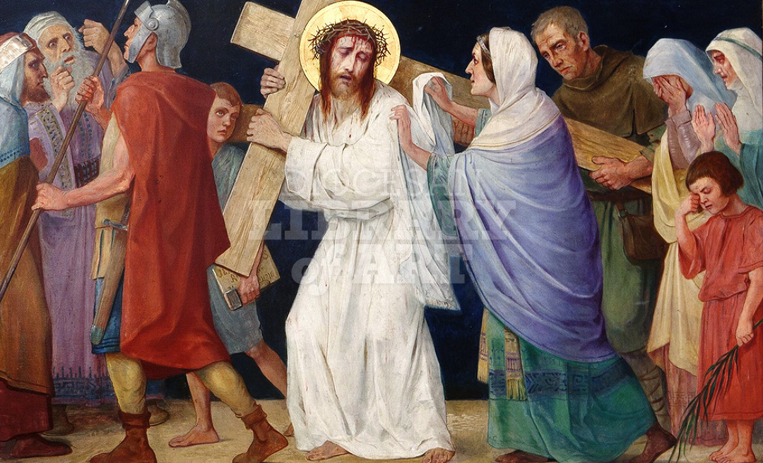 VI Veronica Dries Jesus\' Face, St. Pancratius Church