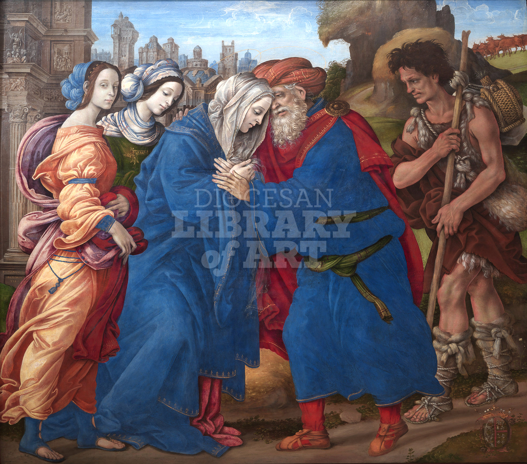 The Meeting Of Joachim And Anne Outside The Golden Gate Of Jerusalem